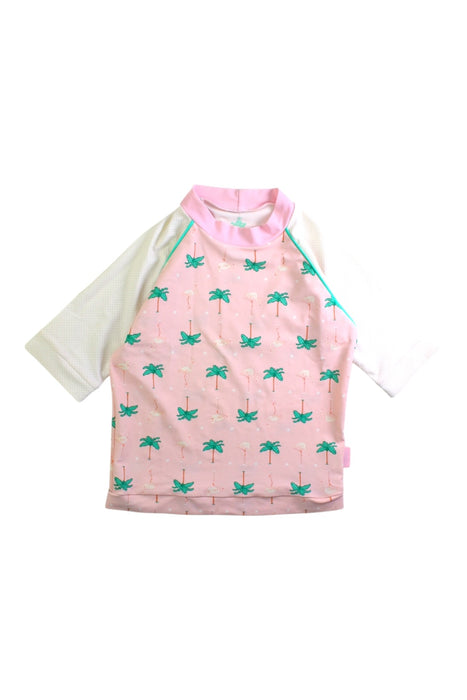 A Pink Rash Guards from Platypus in size 8Y for girl. (Front View)