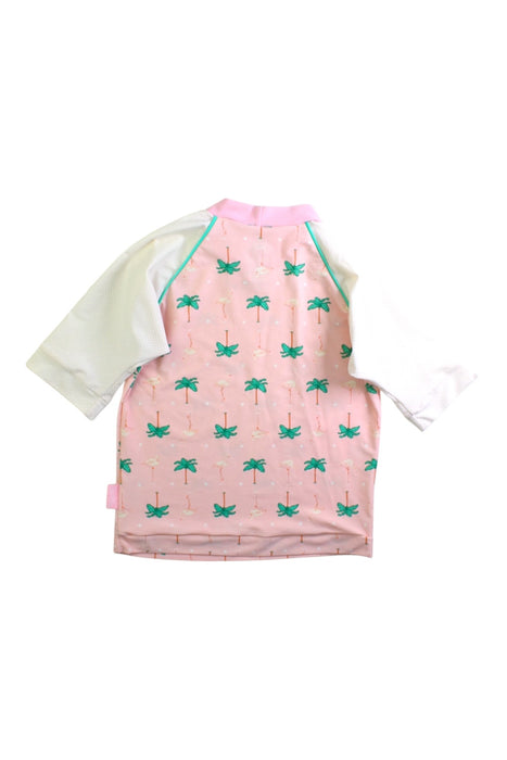 A Pink Rash Guards from Platypus in size 8Y for girl. (Back View)