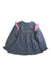 A Navy Long Sleeve Tops from Tang'Roulou in size 6T for girl. (Back View)