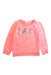 A Orange Long Sleeve Tops from Seed in size 4T for girl. (Front View)