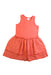 A Orange Sleeveless Dresses from Seed in size 5T for girl. (Front View)