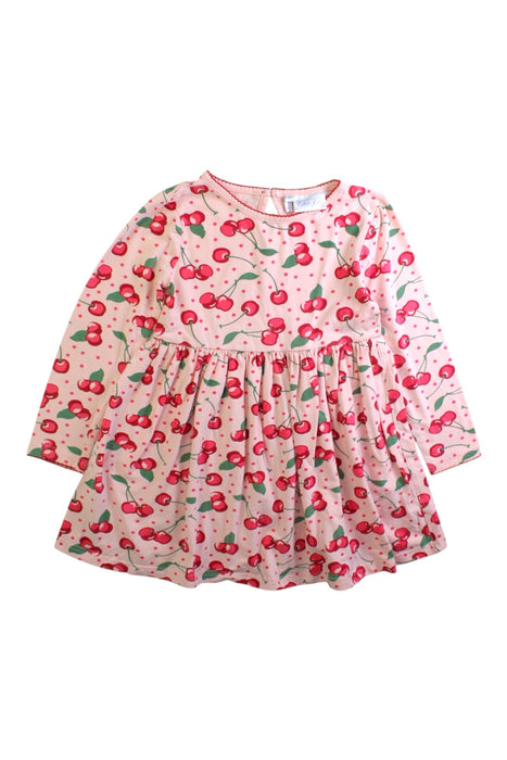 A Pink Long Sleeve Dresses from Rachel Riley in size 5T for girl. (Front View)