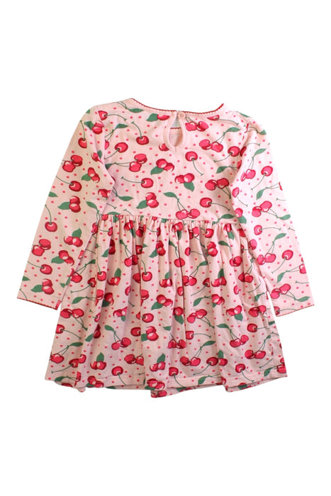 A Pink Long Sleeve Dresses from Rachel Riley in size 5T for girl. (Back View)