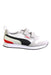 A White Sneakers from Puma in size 9Y for neutral. (Front View)