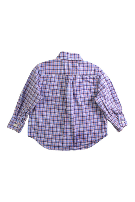 A Purple Long Sleeve Shirts from Ralph Lauren in size 6-12M for boy. (Back View)