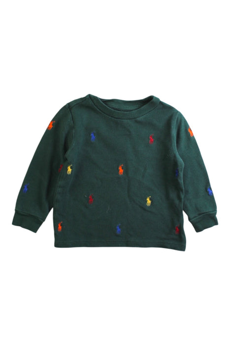 A Multicolour Crewneck Sweatshirts from Ralph Lauren in size 12-18M for boy. (Front View)