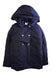 A Navy Coats from Jacadi in size 10Y for girl. (Front View)