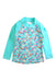 A Multicolour Rash Guards from Banz in size 6T for girl. (Front View)