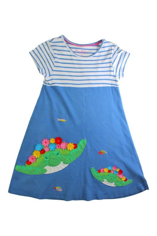 A Blue Short Sleeve Dresses from Boden in size 8Y for girl. (Front View)