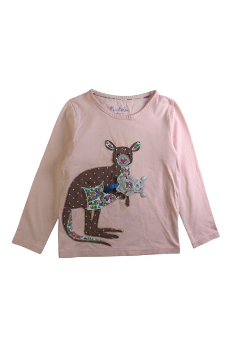 A Pink Long Sleeve Tops from Boden in size 5T for girl. (Front View)