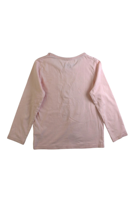 A Pink Long Sleeve Tops from Boden in size 5T for girl. (Back View)