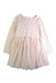A Pink Long Sleeve Dresses from Tucker & Tate in size 6T for girl. (Front View)