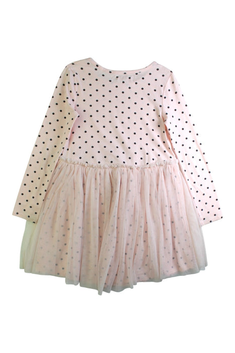 A Pink Long Sleeve Dresses from Tucker & Tate in size 6T for girl. (Back View)