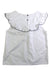 A White Sleeveless Tops from Jacadi in size 8Y for girl. (Back View)