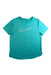 A Teal Short Sleeve T Shirts from Nike in size 11Y for neutral. (Front View)