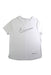 A White Active Tops from Nike in size 11Y for neutral. (Front View)