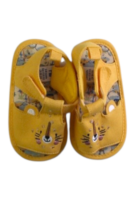 A Yellow Sandals from Mothercare in size 12-18M for neutral. (Back View)