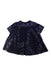 A Navy Short Sleeve Tops from Sacai in size 4T for girl. (Back View)