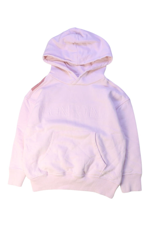 A Pink Hooded Sweatshirts from Bonpoint in size 4T for girl. (Front View)