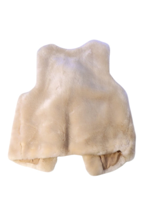 A Beige Outerwear Vests from Chloe in size 4T for girl. (Back View)