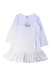 A White Long Sleeve Dresses from Petit Bateau in size 4T for girl. (Front View)
