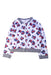 A White Buttoned Sweatshirts from Petit Bateau in size 6T for girl. (Front View)