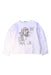 A White Crewneck Sweatshirts from Mayoral in size 7Y for girl. (Front View)