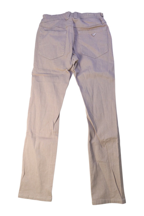 A Beige Casual Pants from Armani in size 6T for girl. (Back View)