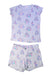 A Grey Shorts Sets from Seed in size 6T for girl. (Front View)
