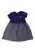 A Navy Short Sleeve Dresses from Champion in size 2T for girl. (Front View)