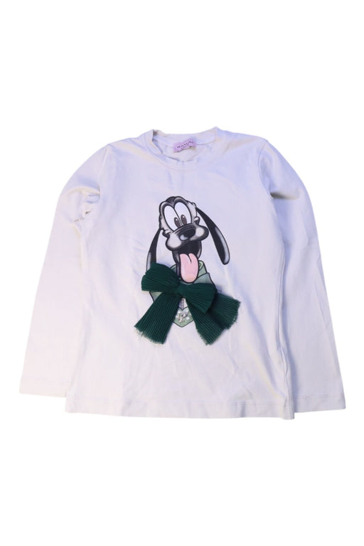 A White Long Sleeve T Shirts from Monnalisa in size 8Y for girl. (Front View)