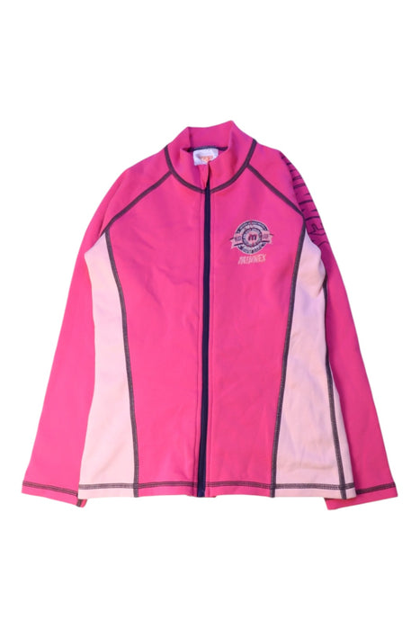 A Pink Rash Guards from Minnex in size 8Y for girl. (Front View)