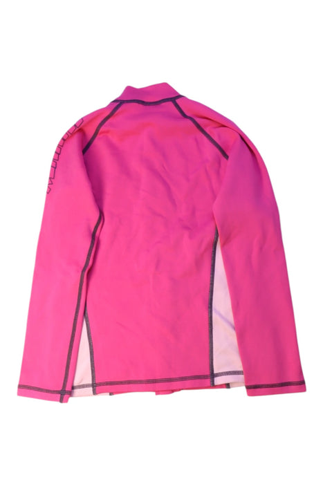 A Pink Rash Guards from Minnex in size 8Y for girl. (Back View)