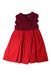 A Burgundy Sleeveless Dresses from Jacadi in size 8Y for girl. (Front View)