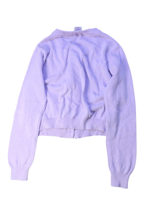A Purple Cardigans from Anna Sui in size 8Y for girl. (Back View)