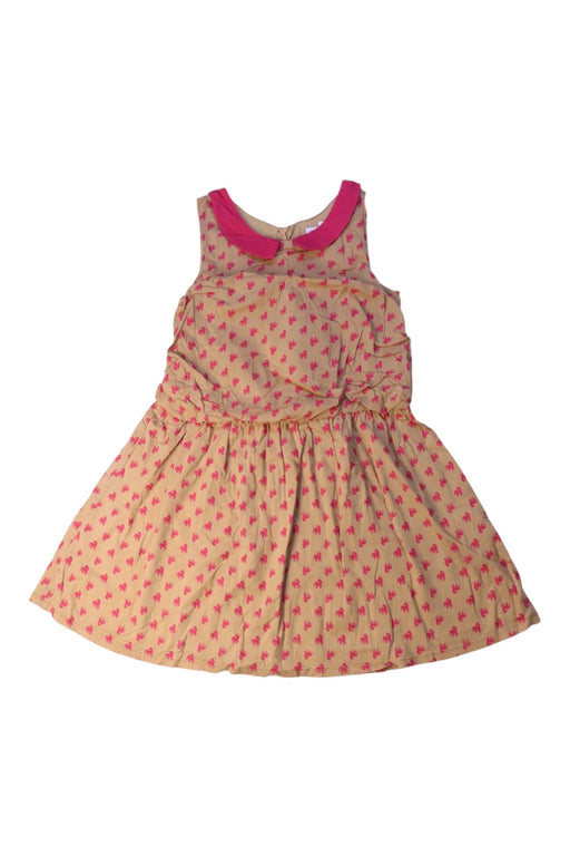 A Beige Sleeveless Dresses from French Connection in size 4T for girl. (Front View)