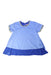 A Blue Short Sleeve Dresses from As Know As Ponpoko in size 7Y for girl. (Front View)