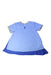 A Blue Short Sleeve Dresses from As Know As Ponpoko in size 7Y for girl. (Back View)