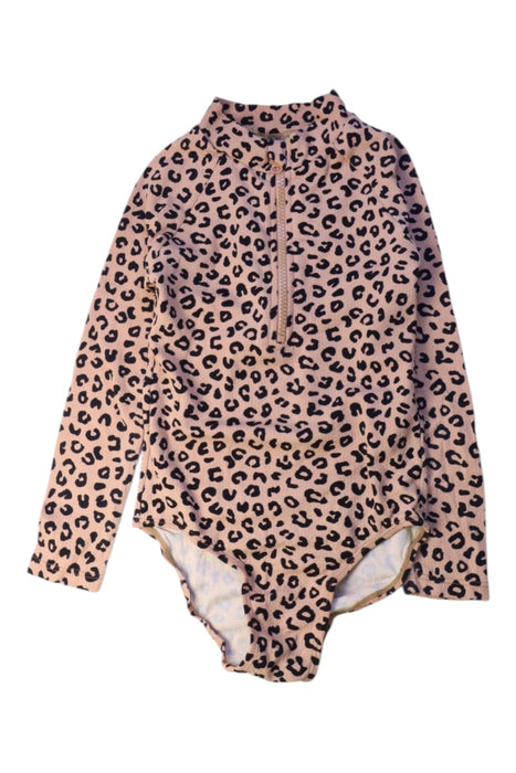 A Beige Swimsuits from Seed in size 5T for girl. (Front View)