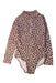 A Beige Swimsuits from Seed in size 5T for girl. (Front View)