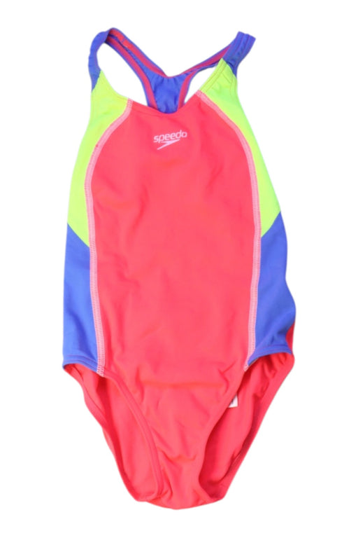 A Multicolour Swimsuits from Speedo in size 5T for girl. (Front View)