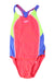 A Multicolour Swimsuits from Speedo in size 5T for girl. (Front View)