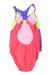 A Multicolour Swimsuits from Speedo in size 5T for girl. (Back View)