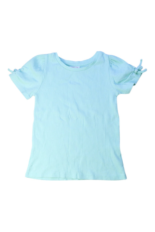 A Blue Short Sleeve Tops from Seed in size 6T for girl. (Front View)