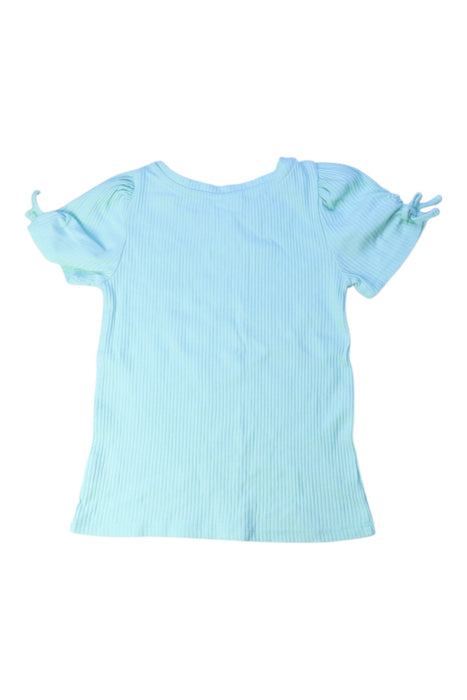 A Blue Short Sleeve Tops from Seed in size 6T for girl. (Back View)