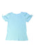 A Blue Short Sleeve Tops from Seed in size 6T for girl. (Back View)