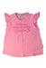 A Pink Short Sleeve Tops from Kathmandu in size 4T for girl. (Front View)