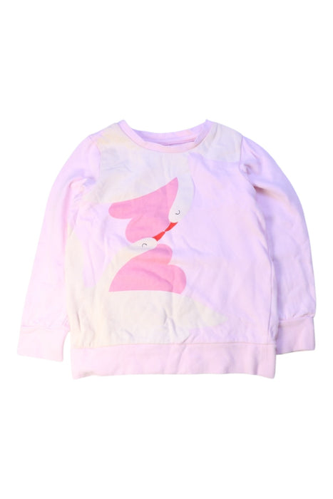 A Pink Crewneck Sweatshirts from Seed in size 6T for girl. (Front View)