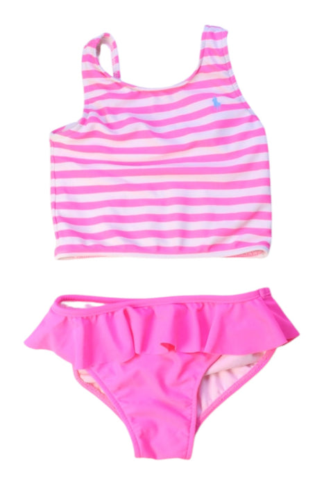 A Pink Bikinis from Ralph Lauren in size 4T for girl. (Front View)