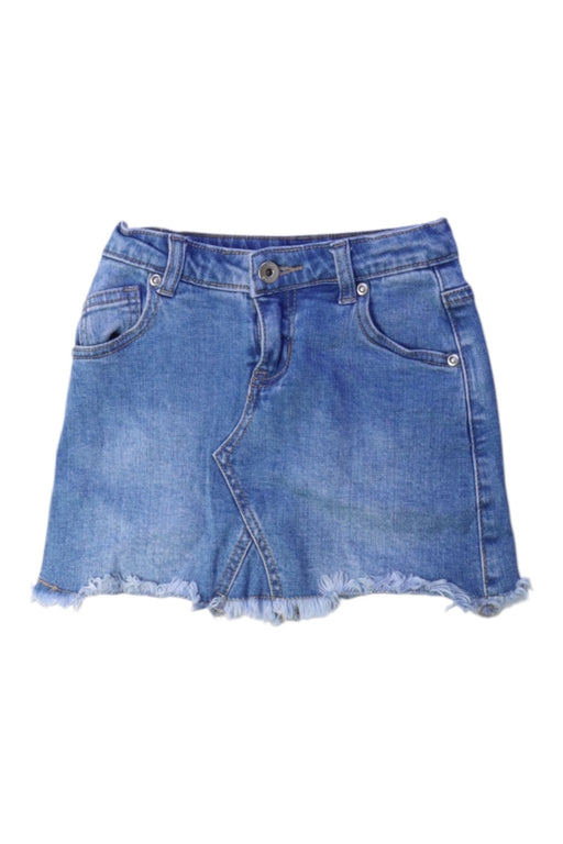 A Blue Short Skirts from Seed in size 5T for girl. (Front View)